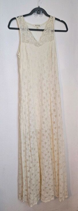 Monteau Dresses & Skirts - Monteau La Women's Maxi Fairy Festival Dress Size L Romantic Boho Lace Summer.